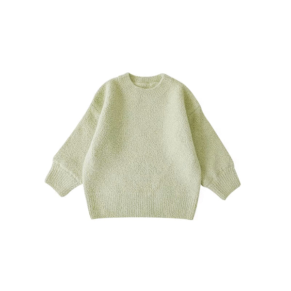 Girls Green Knit Jumper