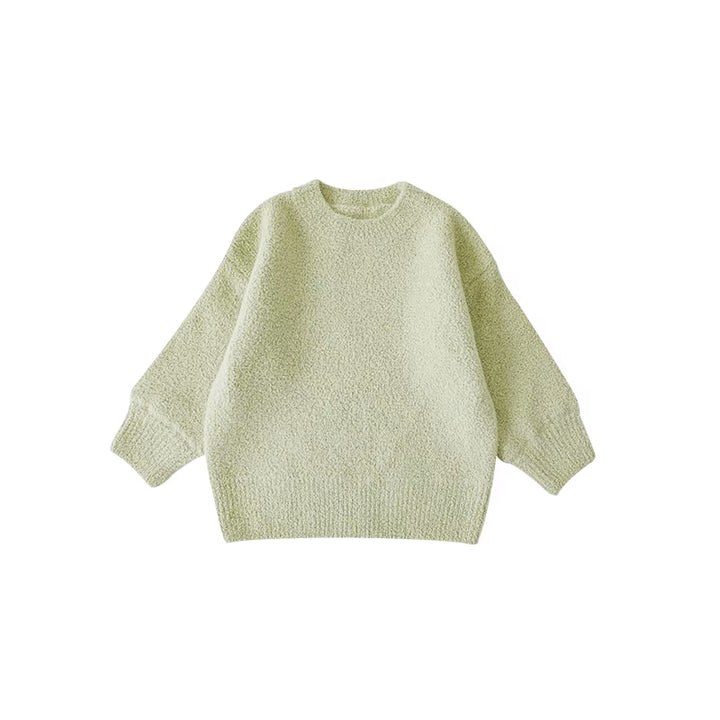 Girls Green Knit Jumper