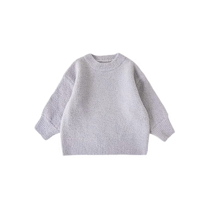 Girls Purple Knit Jumper